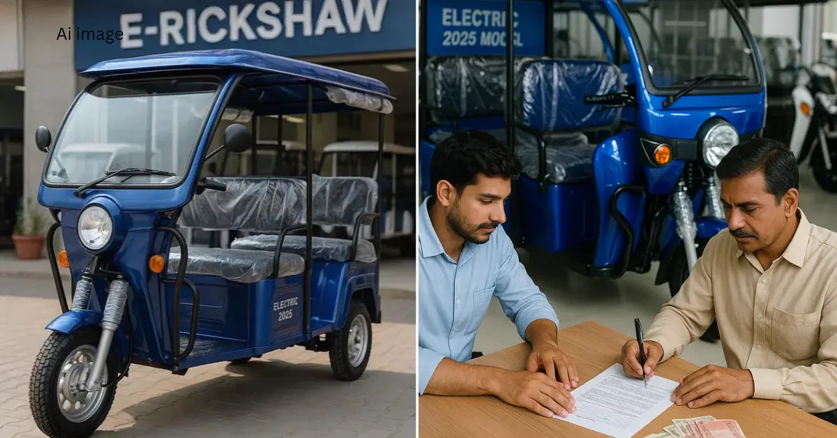 ₹12,000 downpayment E-Rickshaw offer – real cost and income