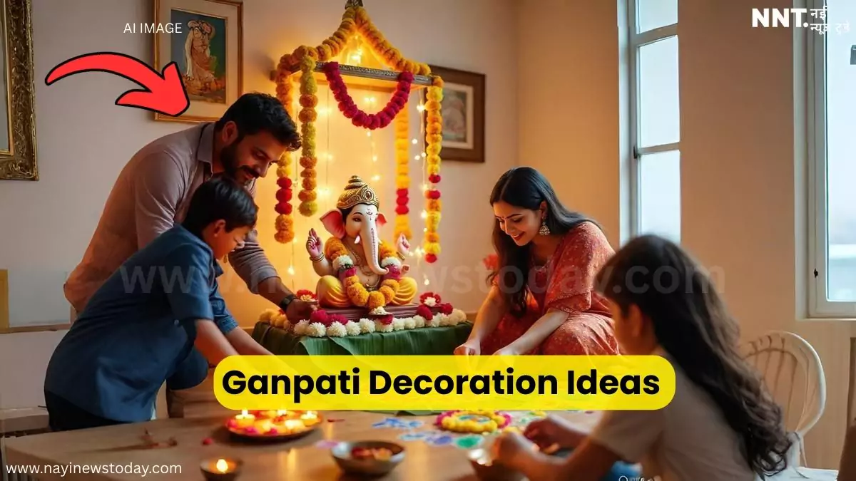 गणेश चतुर्थी 2025 घर पर सजावट के लिए DIY ideas