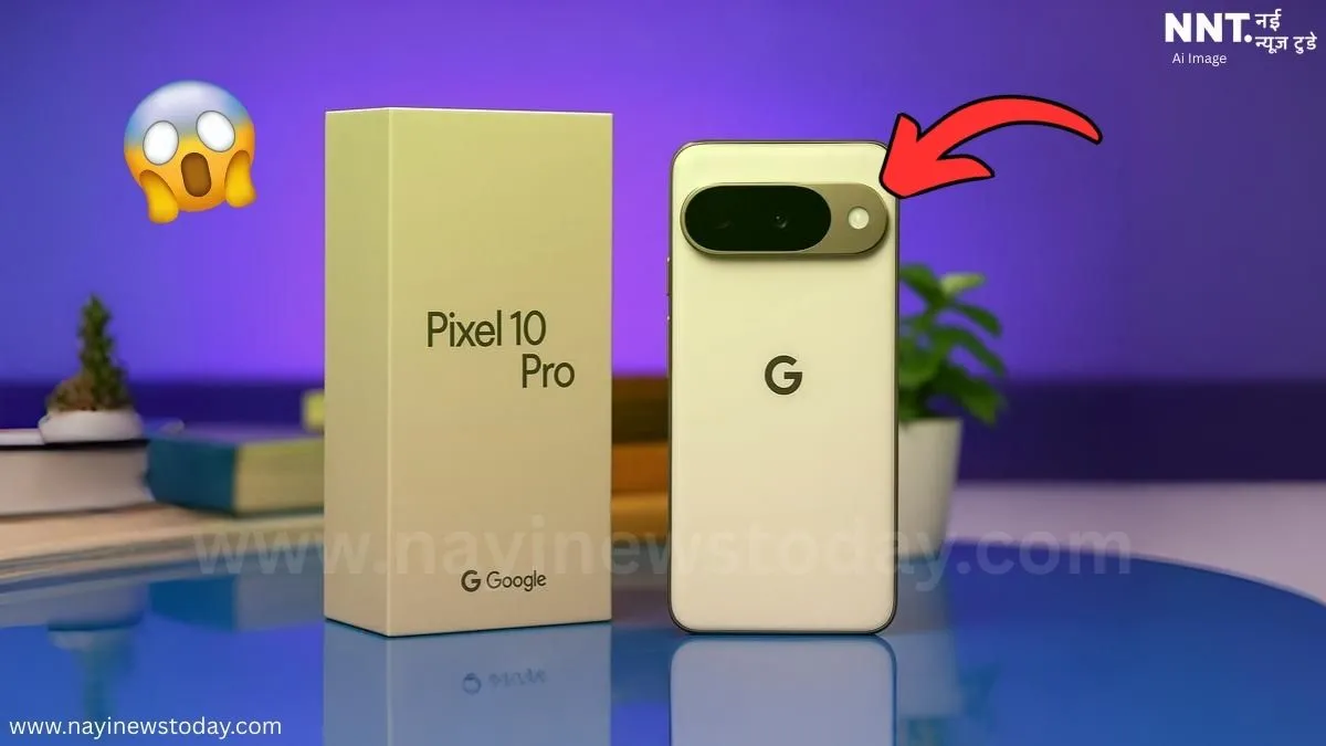 Google Pixel 10 Pro smartphone with Tensor G5 chipset, triple camera and 6.3-inch OLED display