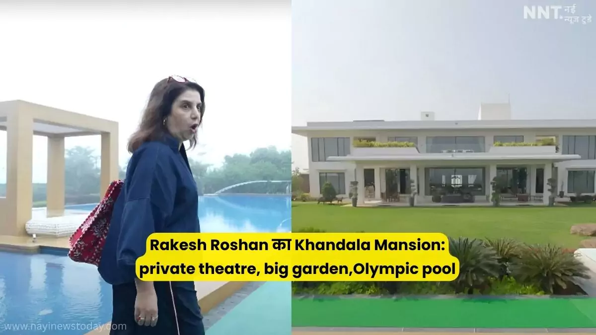 Inside Rakesh Roshan's Khandala mansion. (Pic: Farah/YT)