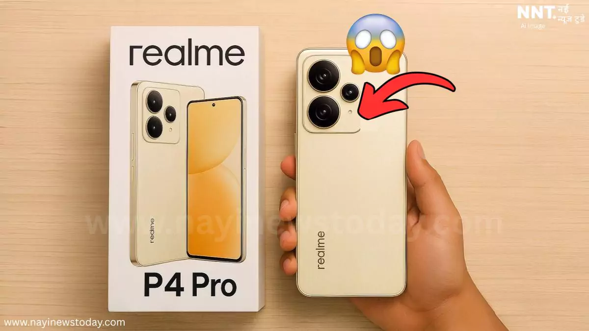 Realme P4 Pro 5G with 6.8-inch curved AMOLED 144Hz display and dual rear camera, Snapdragon 7 Gen 4
