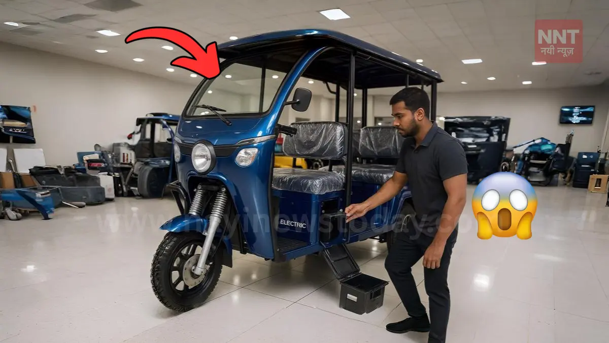 E Rickshaw without battery change – new viral model