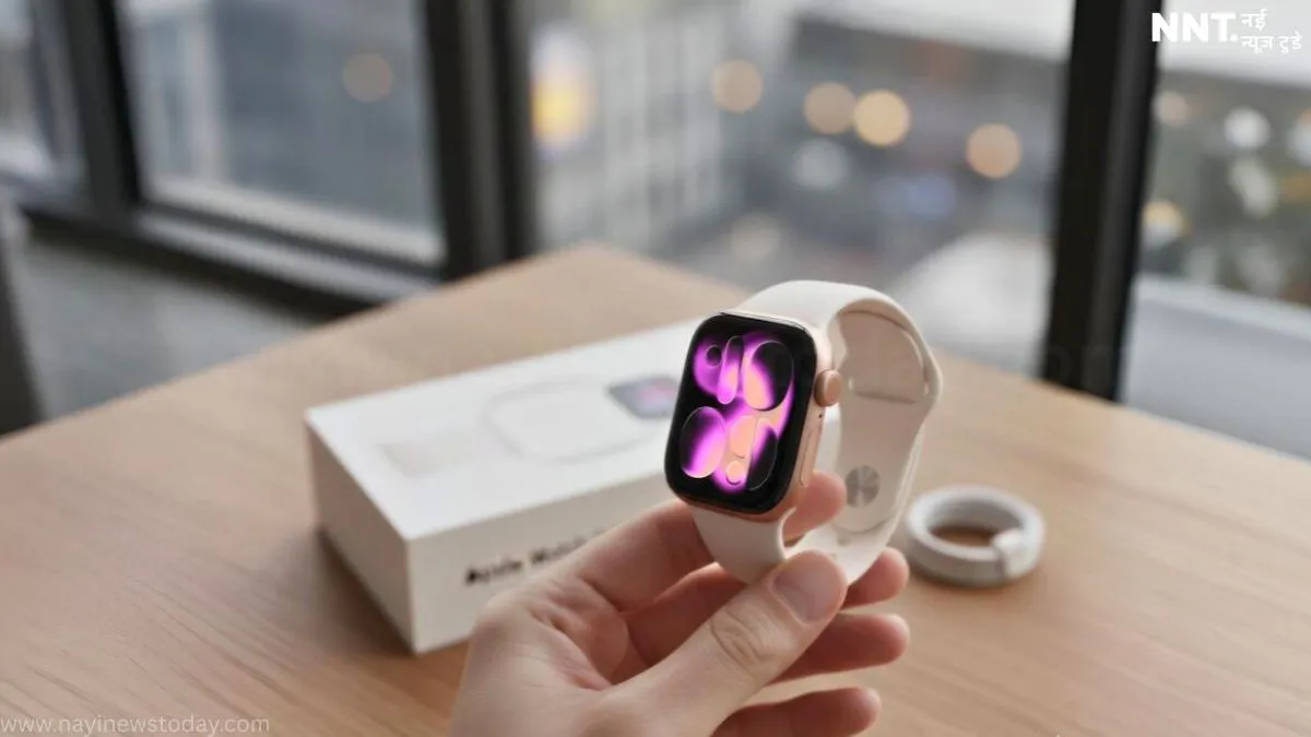 Apple Watch Series 11 की क्लोज़अप इमेज