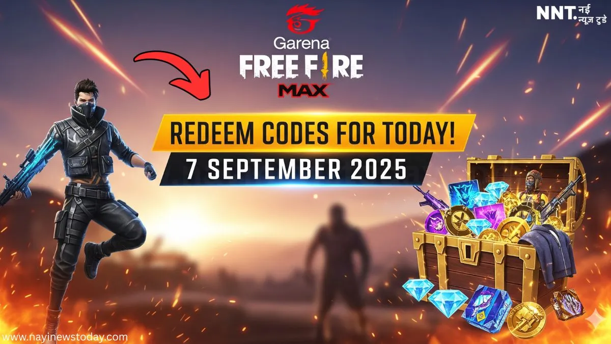 Garena Free Fire Max redeem codes 7 September 2025