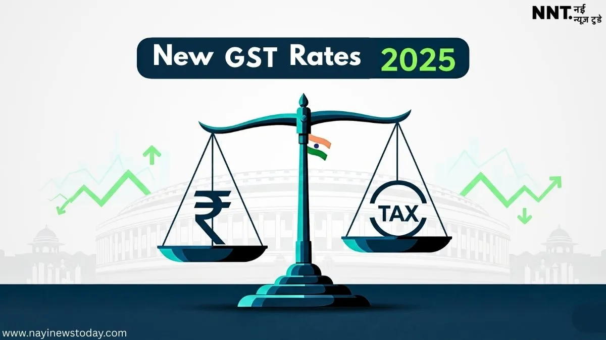 New GST rates 2025 slab reform sector impact chart
