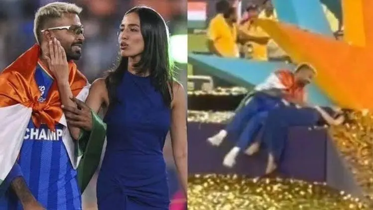 T20 World Cup जीत के जश्न में Hardik Pandya पर तिरंगे के अपमान का आरोप। Pune के Advocate Wajid Khan ने Shivaji Nagar Police Station में शिकायत दर्ज कराई। जानें पूरा मामला।