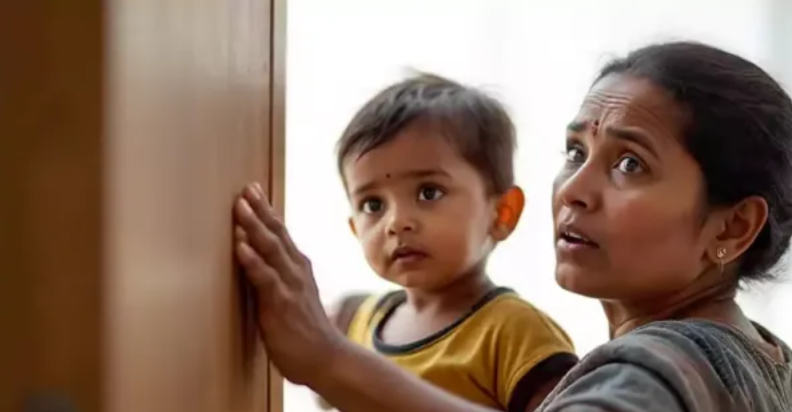 up-meenu-patel-do-bachon-ke-sath-train-ke-samne-kudi-sasural-pratarana